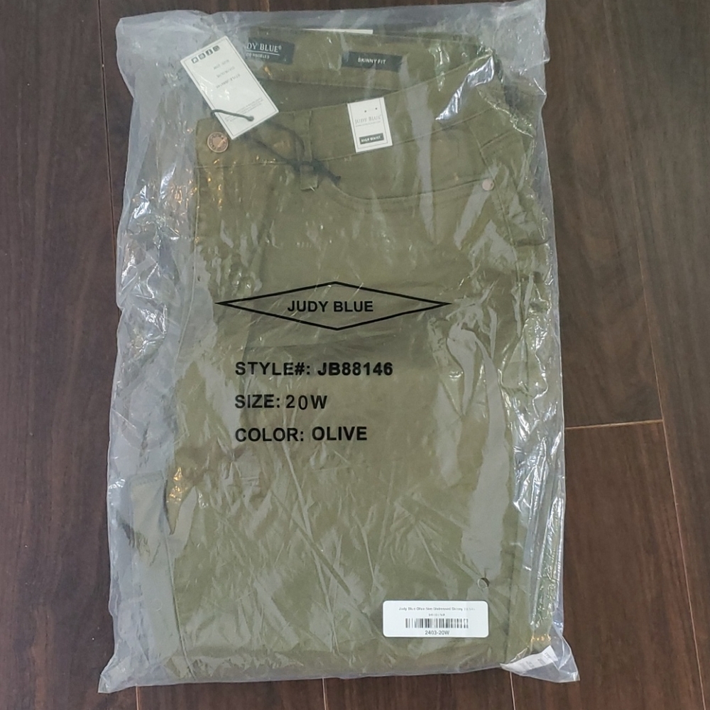 Judy Blue jeans, size 20W, Olive